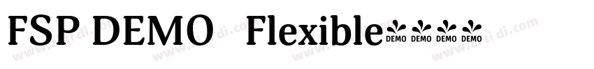 FSP DEMO   Flexible字体转换